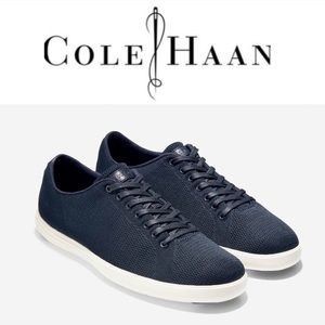 🆕👟 Grand Crosscourt Knit Sneaker COLE HAAN Navy